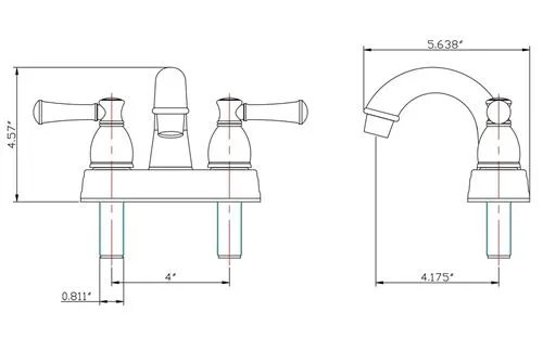 Arc Spout RV Lavatory Faucet -